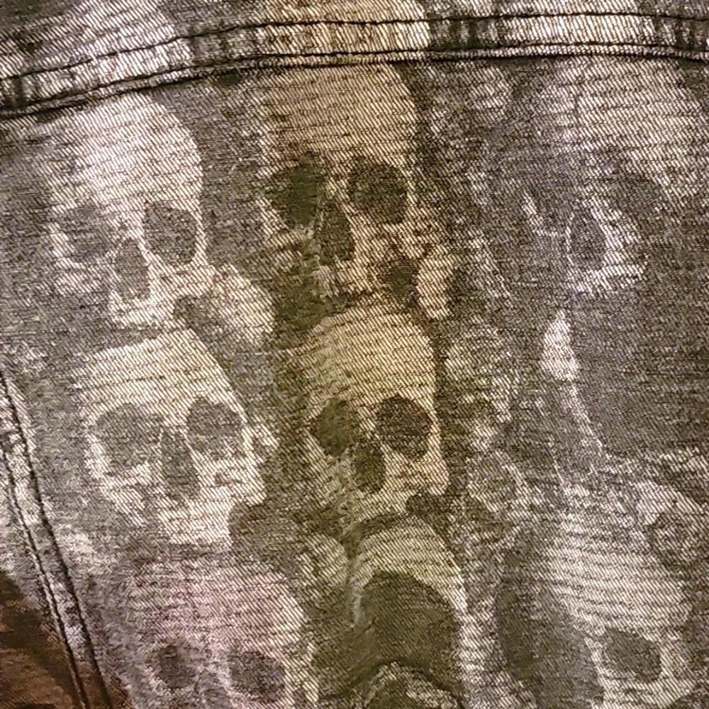 Vintage Lip Service Cult Black Skull Jacket - Picture 4 of 4